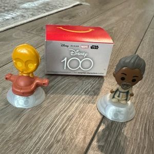 NWT Disney 100th Anniversary McDonalds Happy meal Star Wars toys